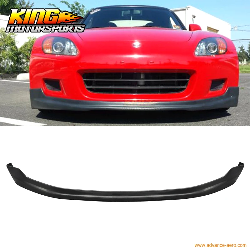 

FITS 2000 2001 2002 2003 Honda S2000 Convertible 2Dr Ap1 GRS Style PU Front Bumper Lip Spoiler