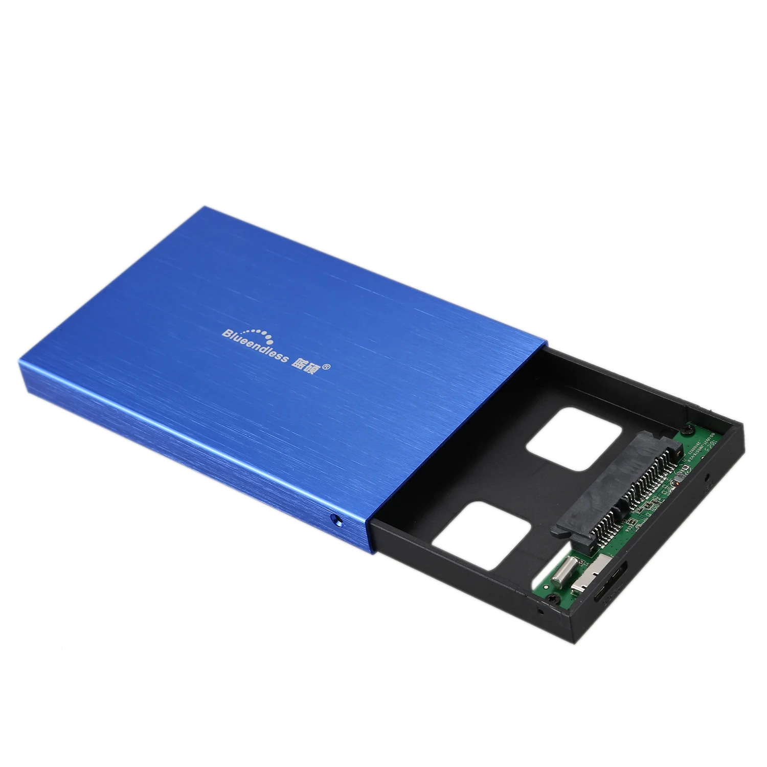 Чехол для док-станции Blueendless Hdd 2,5 дюймов Sata Hdd Usb 3,0 Корпус для жесткого диска из алюминиевого сплава для ноутбука Caddy B