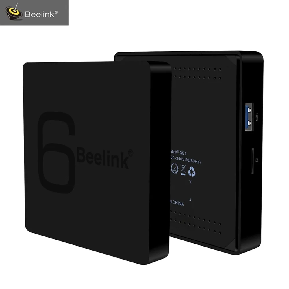 

Beelink GS1 6K TV Box Allwinner H6 Android 7.1 Bluetooth 4.1 1000M LAN USB 3.0 Media Player 2G+16G Support 6K Video Decoding