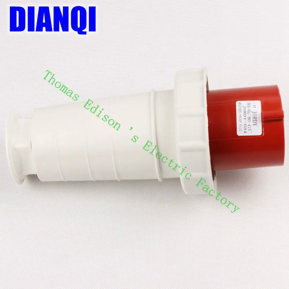 

Industrial Plug Socket Coupler 034 CNQD-034 Red 63A 220V~415V 3P+E 4pin 10PCS/carton