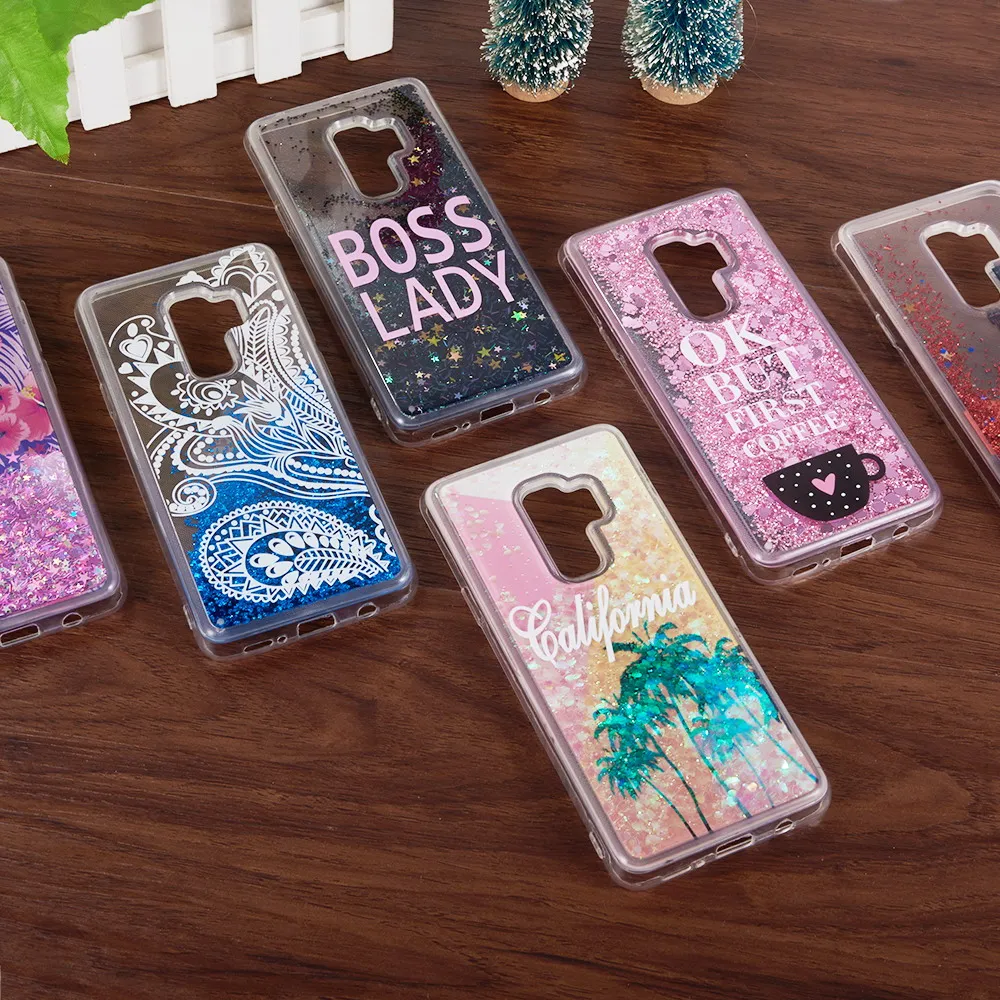 Glitter quicksand phone case on for xiaomi redmi 5 plus redmi 5a coque liquid Dynamic TPU back case for xiaomi  redmi 4x note 4x66 (5)