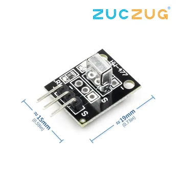 

KY-022 3pin TL1838 VS1838B 1838 Universal IR Infrared Sensor Receiver Module Diy Starter Kit