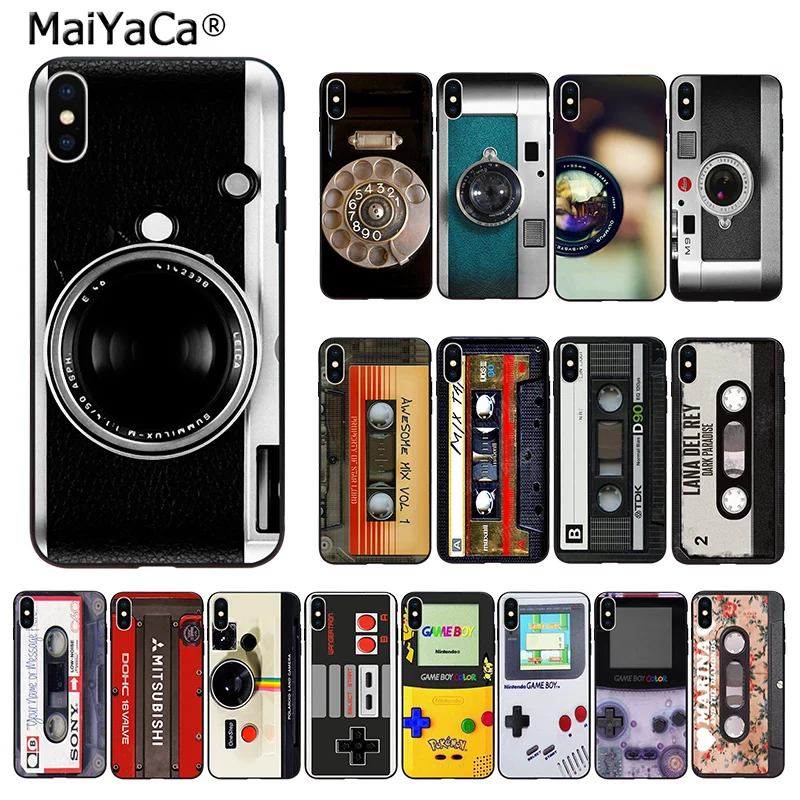 Кассета MaiYaCa в стиле ретро для объемной камеры отверстие чехол телефона iphone 11 pro 66S