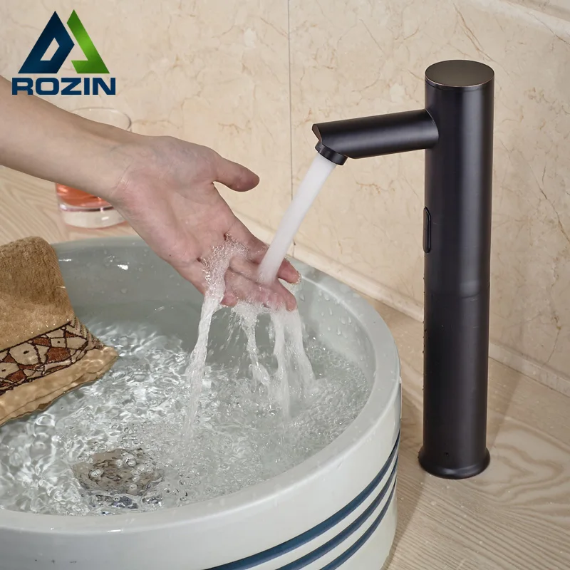 

Sense Battery Powered Sensor Faucet Deck Mount Automatic Inductive Basin Tap