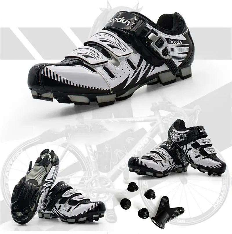 Caliente MTB ciclismos Zapatos de niño adulto deportes al aire libre transpirable zapatos antideslizantes zapatos de profesional de bicicletas de montaña de auto-bloqueo zapatos