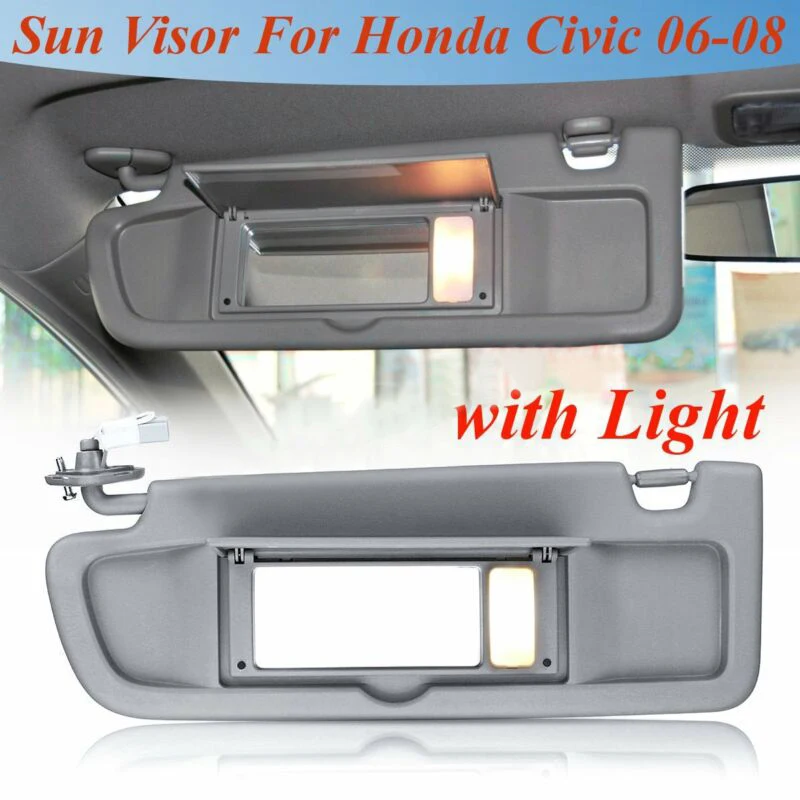 Для Honda Civic Coupe 2006-2011 Автомобильный передний левый солнцезащитный козырек Солнцезащитный козырек со стороны водителя