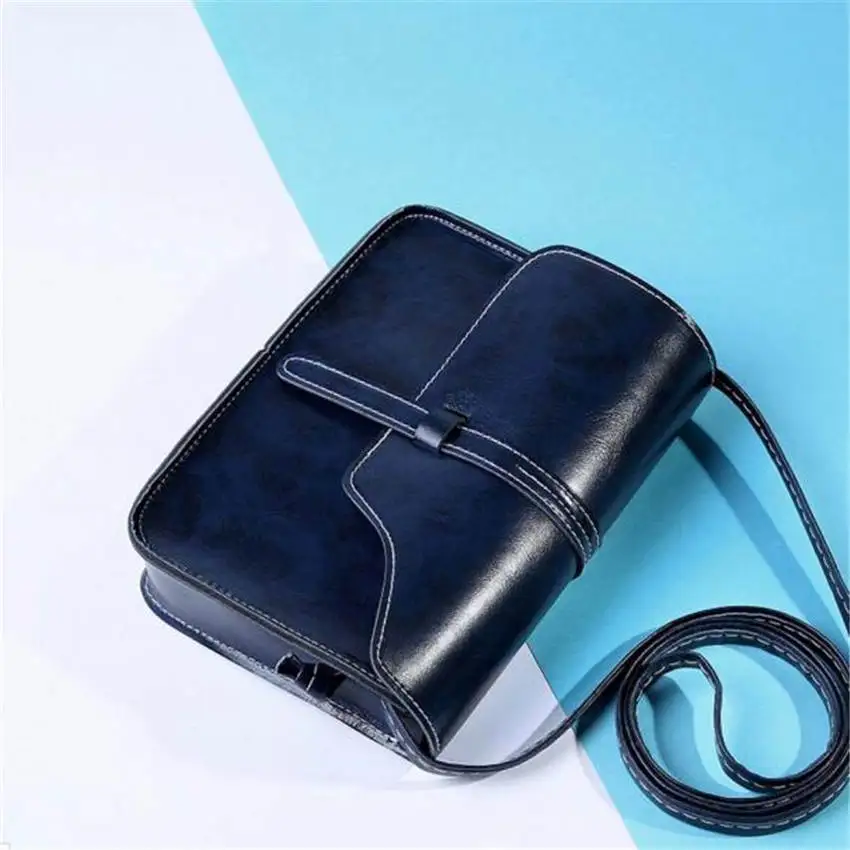 

bags for women 2019 Vintage Leather Cross Body Shoulder Messenger Bag clutch female bolso mujer borsa donna Pueple Pink Brown