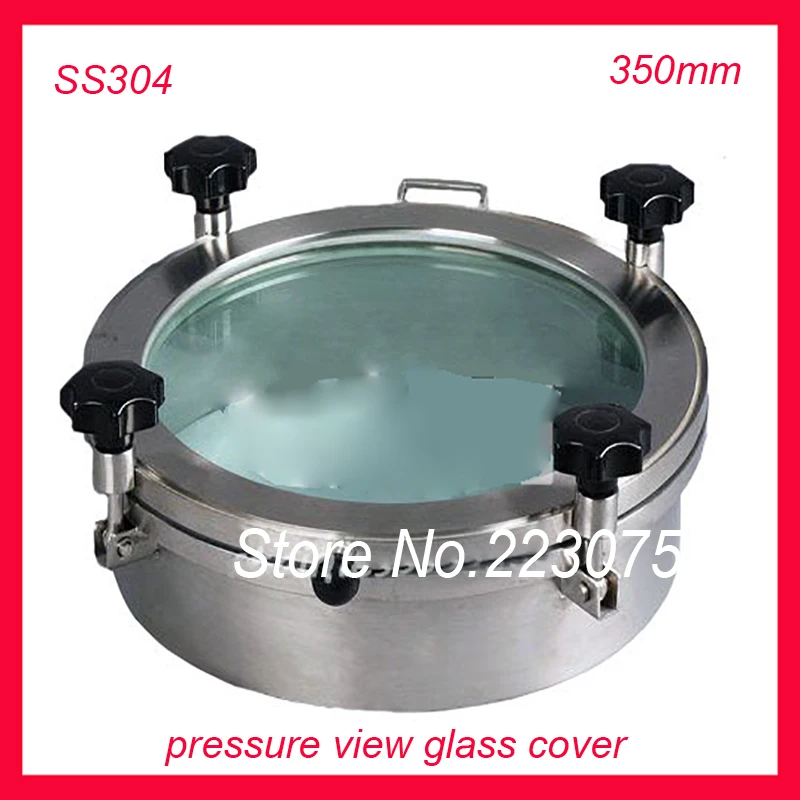 New arrival 350mm SS304 Circular manhole cover with pressure Round tank