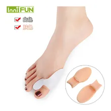 1 шт. силиконовый гель разделители пальцев ног протектор растягиватели выпрямители Bunion облегчение боли YKS Уход за ногами инструмент