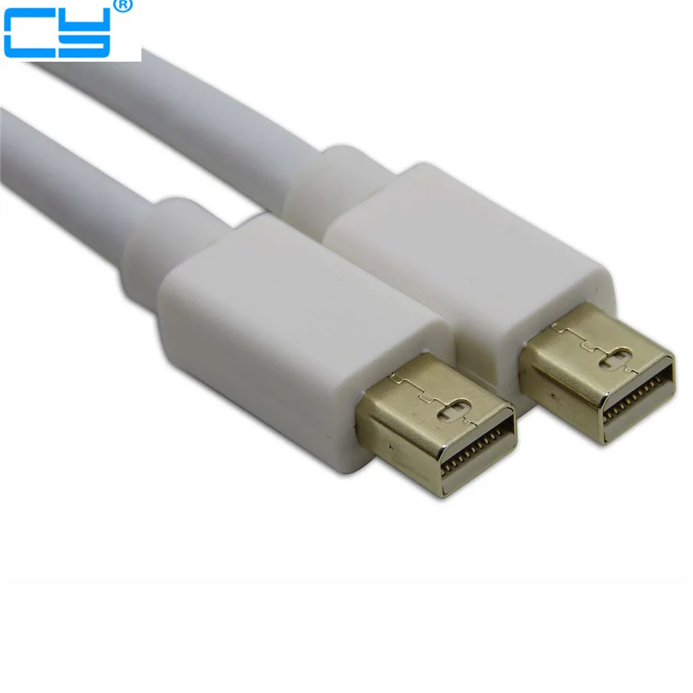 

Mini DisplayPort To MiniDisplayPort Extension thunderbolt Cable Mini DP Male to Male Mini DP Cable Connector 6ft/1.8M 3M/10ft