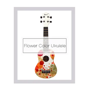 Дешевые Ukelele сопрано 21 дюймов гитара укулеле 4 нейлоновые струны кавакинхо музыкальный инструмент профессиональная акустическая гитара 7 цветов