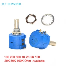 1 шт. 3590S-2 Прецизионный Многофункциональный потенциометр триммер Регулируемое сопротивление 100 200 500 1K 2K 5K 10K 20K 50K 100K Ом