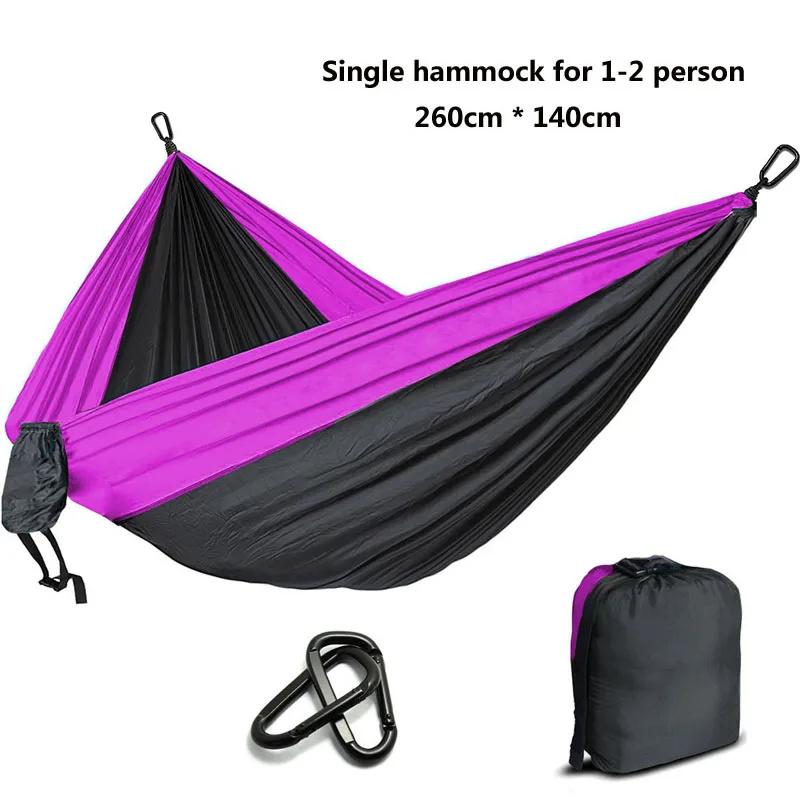 Camping Parachute Hammock Survival Garden Outdoor Furniture Leisure Sleeping Hamaca Travel Double Hammock 