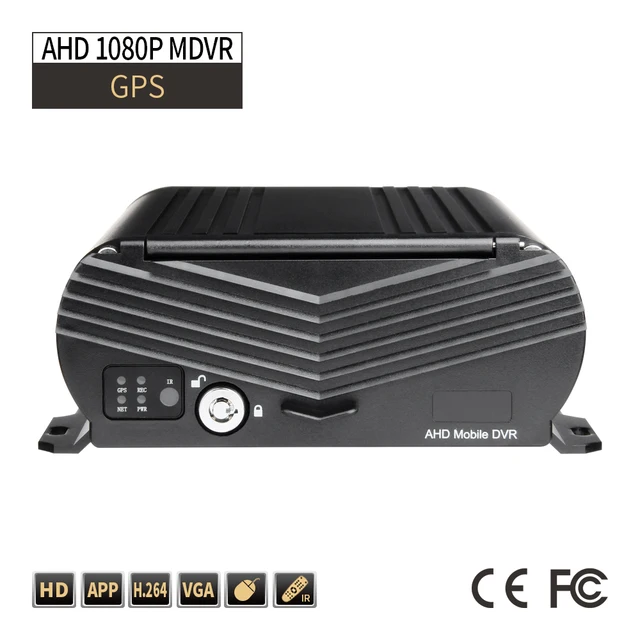 $US $147.02 GPS Truck Security DVR 4CH AHD 1080P MDVR G-Sensor I/O Alarm Support 2TB Hard Disk Car Video Record