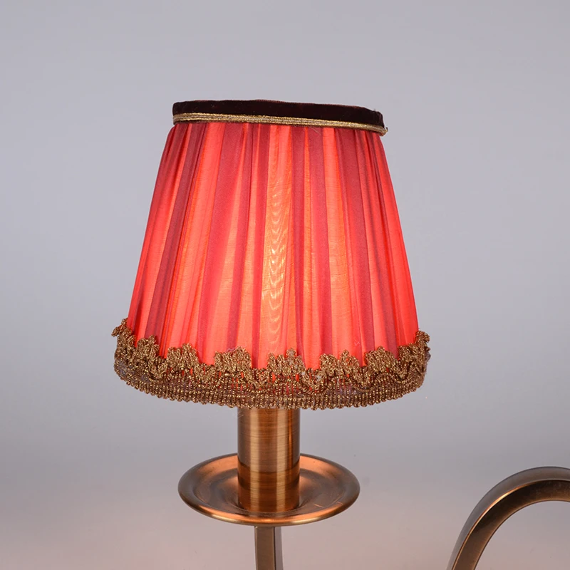 Тканевый абажур для лампы, хрустальные свечи, подвесные светильники, специальный абажур, современный изысканный арт-деко, покрытие для домашнего декора