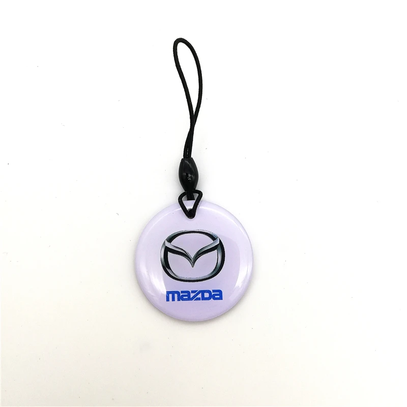 

125Khz T5577 Rewritable Keyfob RFID llavero EM4305 Blank Card Token Tag Keychain Key Ring Fob Chain Badge Buckle Copy Clone 1Pcs
