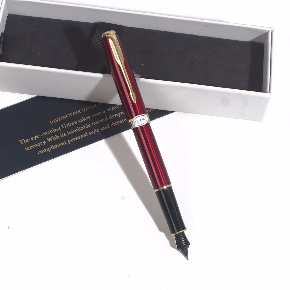 Sonneting авторучка металлическая ручка школы офиса классический золотой черный Золотой зажим ручка подарок с коробкой черная ручка