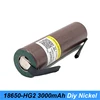 Turmera 18650 HG2 3000mAh Battery 30A Soldering Strip for 12V 16.8V 21V Screwdriver Electric Tool Battery and Vacuum Cleaner Use ► Photo 3/6