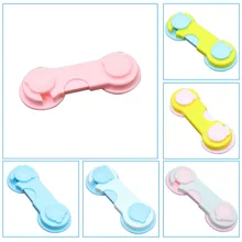 Многофункциональный замок для детской безопасности, 5 шт./лот, пластиковый замок для детской безопасности, дверной ящик, Детские замки, милые детские защитные аксессуары