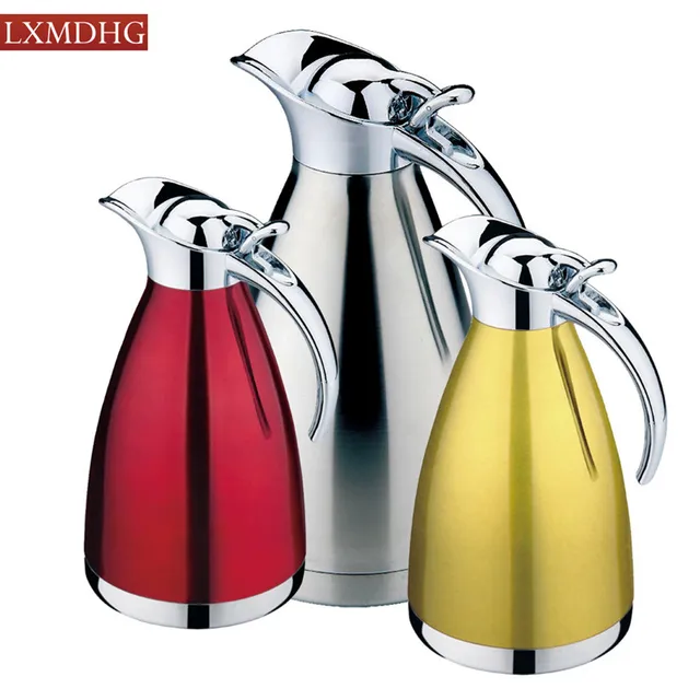 1l 1 5l 2l Stainless Steel Coffee Thermos Mug Teapot Vacuum Flasks 1l 1 5l 2l Stainless Steel Coffee Thermos Mug Teapot Vacuum Flasks Termos Cups Thermo Hot