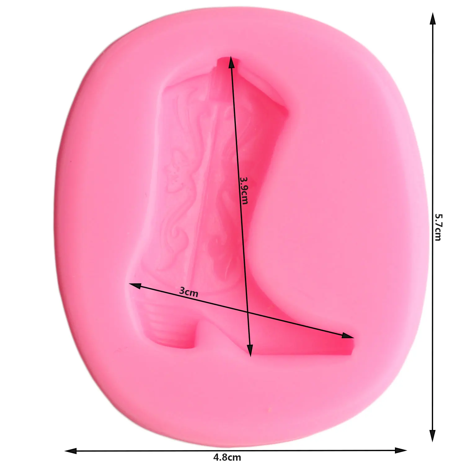 Ковбойские сапоги силиконовая форма Подкова формы для выпечки фонданта формы для украшения торта инструменты смолы глины конфеты шоколадная мастика прессформы