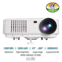 DH-TL120 Teaching 5200 lumens 3D LED LCD Full HD Projector Support 1920x1080P Video Proyector Office Home Theater Cinema Beamer