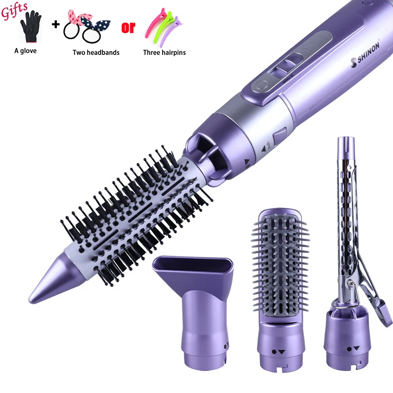 

Professional Hair Dryer Machine Comb 4 in 1 Multifunctional Styling Tools Set Hairdryer Curling Iron BrushHair Styling Tool