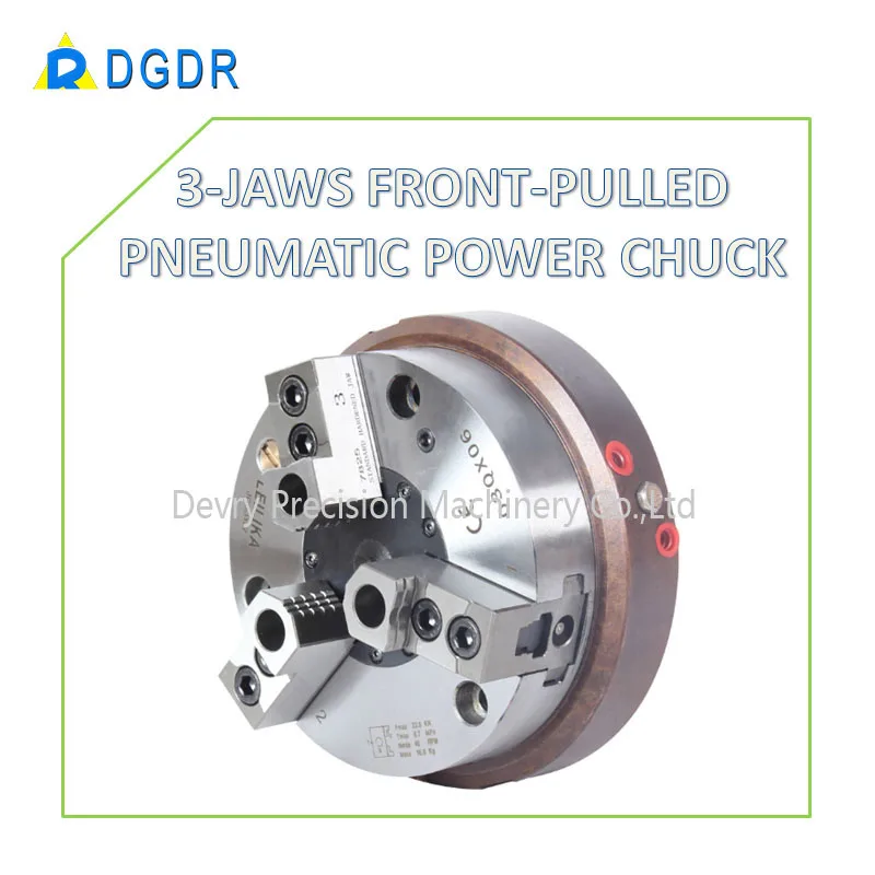 

DGDR-OX05 3 JAWS front-mounted power chuck for laser cutting machine