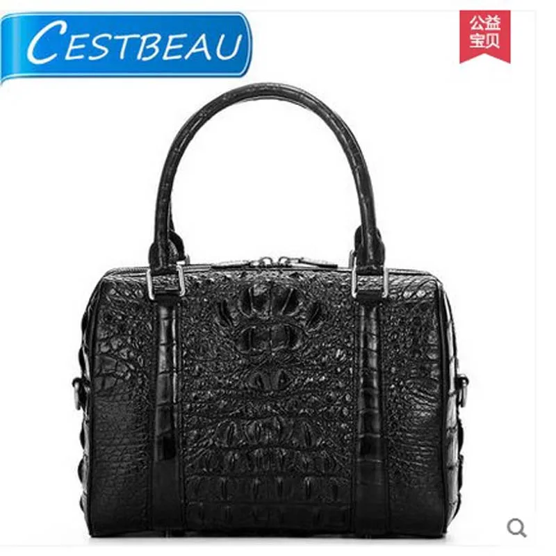 ^*Best Offers Женская сумка из натуральной кожи аллигатора Cestbeau, круглая сумка через плечо ручной работы, 2019 ^*Best Offers Женская сумка из натуральной кожи аллигатора Cestbeau, круглая сумка через плечо ручной работы, 2019