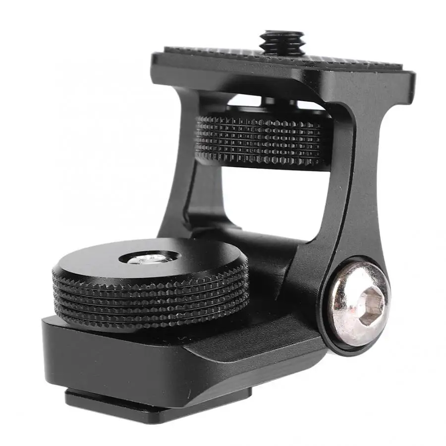

Ulanzi U-40 Monitor Mount Bracket Holder 180 Degree Rotation with Cold Shoe Mount for DSLR Camera Photography Accessories