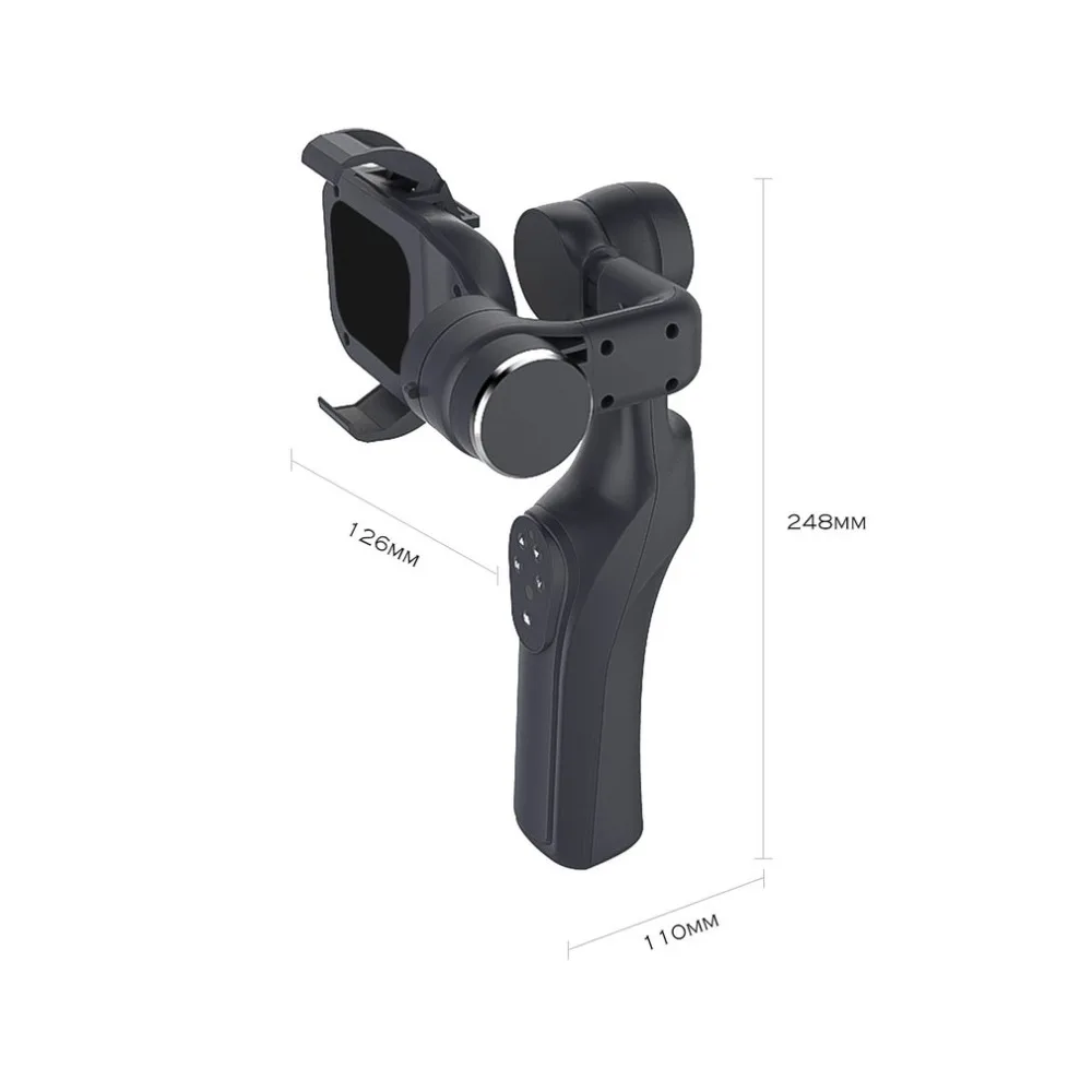  JJ-1S 2-axis Smartphone Brushless Handheld cam Gimbal Tray Stabilizer for GOPRO/YI/SARGO/MEEE GOU S