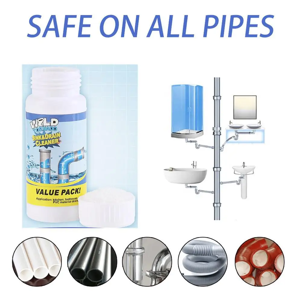 Hot Kitchen Pipe Dredging Agent Cleaner Pipe Snake Brush Tool Sink Tub Toilet Pipes Dredge Draining quick foaming toilet cleaner