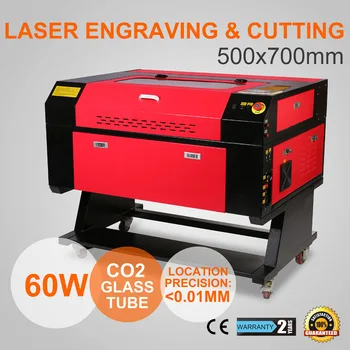 

60W USB CO2 Laser Engraving Machine Engraver Cutter w/ Water Pump Air Pump