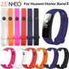 Silicone watchband Bracelet for Huawei Honor Band 3 Smart Fitness Tracker Wristband for Huawei Honor Band 3 Watch Band Strap ► Photo 1/6