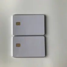 200 шт ПВХ контакт Смарт Пустая карточка IC SLE4442 чип сопло для распыления краски, карта для печати для Членской Карты печати от Epson или принтеры Canon