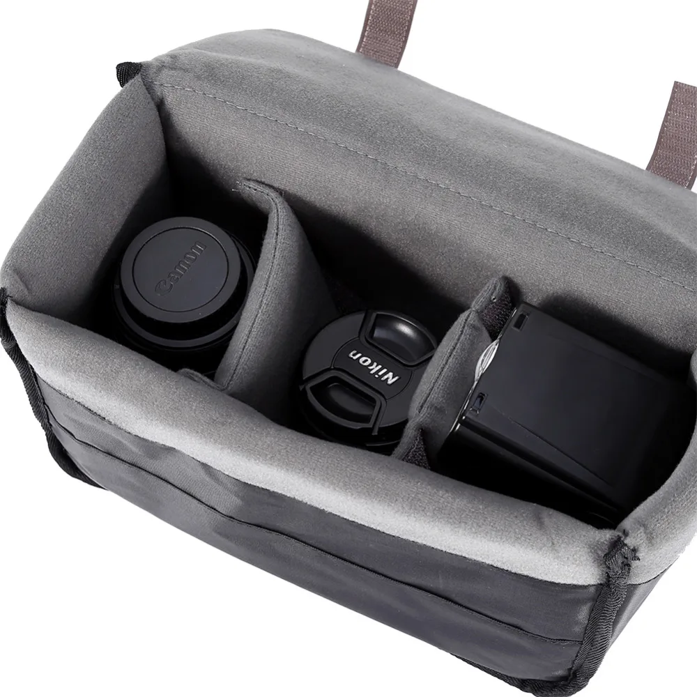 Camera Insert Padded Bag Case for DSLR Folding Divider Partition Protective Case Bagin Camera