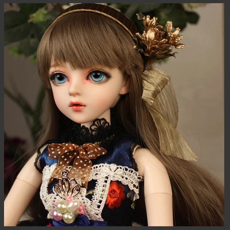 Presentes para a Menina Pintados à Mão Boneca com Roupas Bola Articulada Boneca Maquiagem Fullset Lolita Princesa Maud Bjd 1 - 3 9 Cheap Bonecas