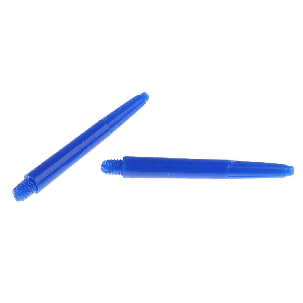 MagiDeal 90Pcs Durable Nylon 2BA Thread Dart Shafts Dart Stems Medium 43mm for Steel/Soft Tips Darts Accessories