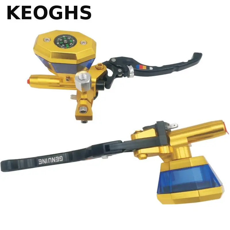 

Keoghs Motorcycle Brake Master Cylinder Diamond Reservoir 12.7mm Piston Adjustable For Yamaha Honda Kawasaki Scooter Motorbike