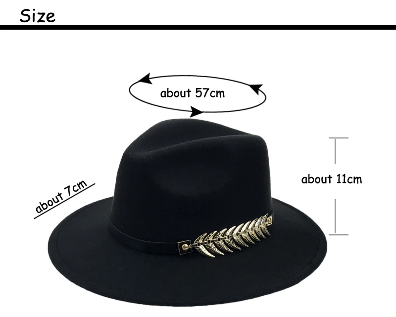 adjustable fedora cap