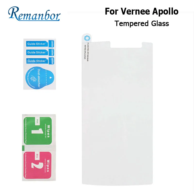Remanбор 5 ''для Vernee Apollo устойчивый к царапинам экран из закаленной стали