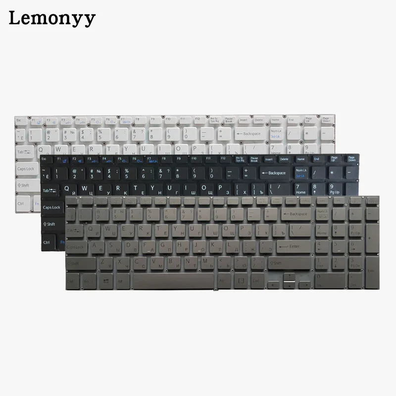  Russian laptop Keyboard for Sony VAIO SVF152C29V SVF153A1QT SVF152 SVF15A100C SVF152100C SVF153 SVF