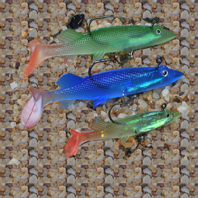 Fishings Equipment Fake Fishing Bait 12cm 26g Lures Soft Esquer Fish