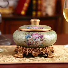 Европейская мода, человечек пепельница с крышкой в стиле ретро декоративные керамические украшения домашнего интерьера пепельница-птичка