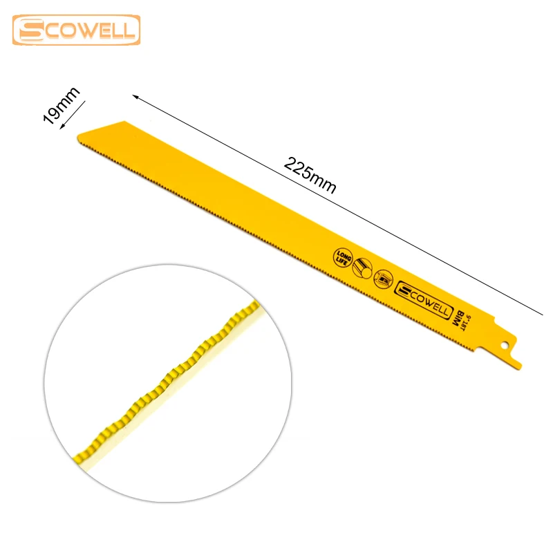 

Hot Selling 4" HSS-Bimetal Reciprocating Saw Blade,Electric Power Saw Blades