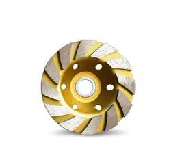 100 мм сегменте алмазный шлифовальный диск колеса чаша Форма шлифовальные чашки бетона Гранит каменной керамики