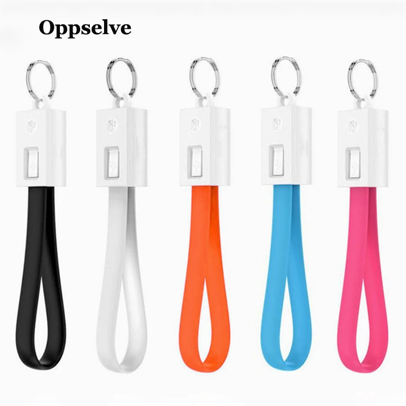 

Oppselve Mini KeyChain USB Type C Cable For Samsung S10 S9 S8 Charger Cable Portable Charging Sync Data Cord USB Cabo Accessory