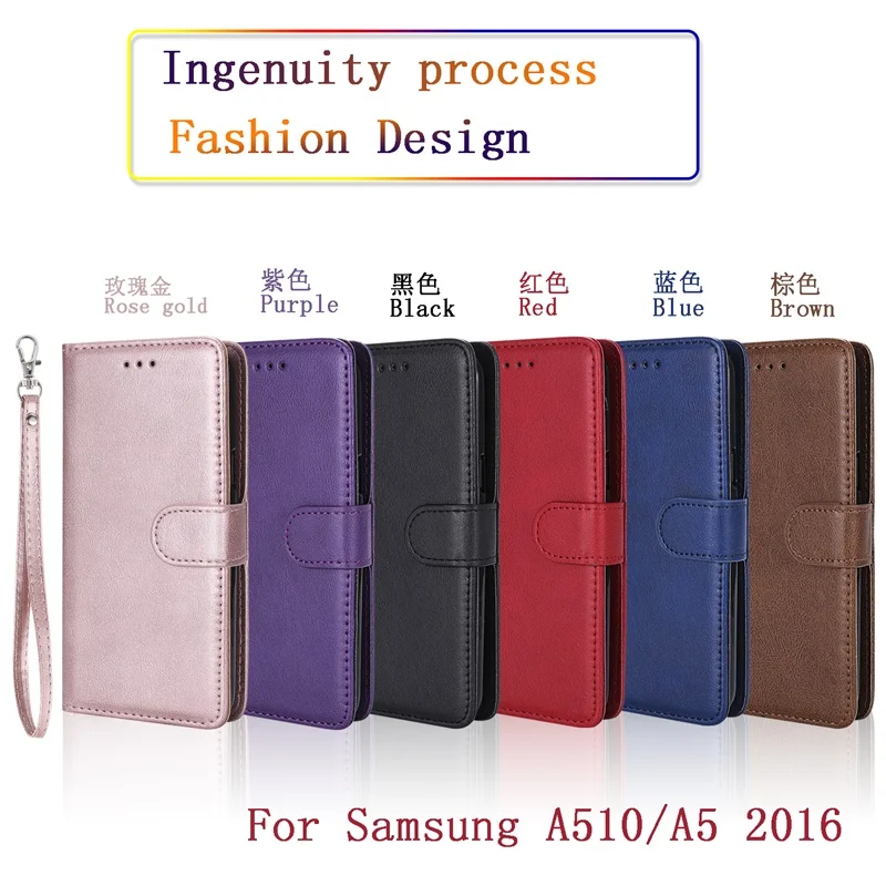 Для Samsung Galaxy A5 Чехол Флип Роскошный 2 в 1 кошелек чехол для телефона из искусственной кожи чехол для Galaxy Note A5 A510 A510F чехол coque
