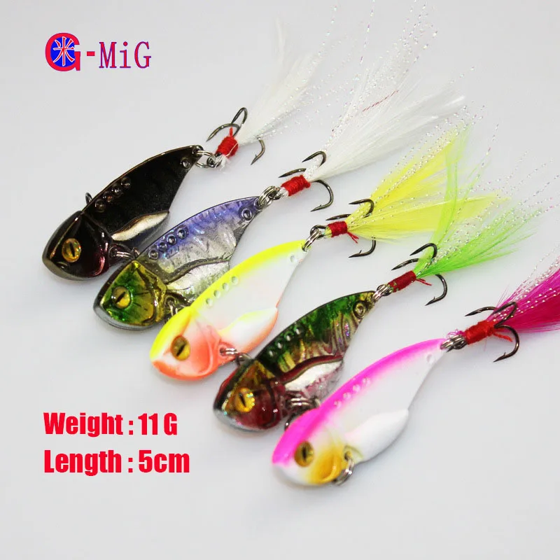QindMig 8G / 10G //11 G Flying Paillette Lure Metal Hard Bait Fishing