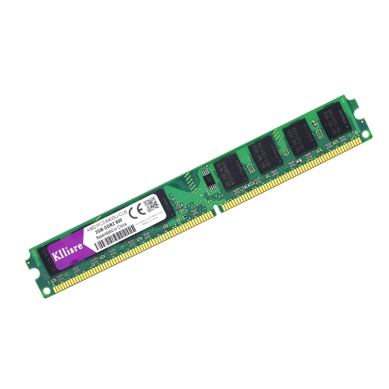 Kllisre DDR2 2GB Ram 800Mhz 667Mhz 1,8 V без ecc памяти для рабочего стола dimm